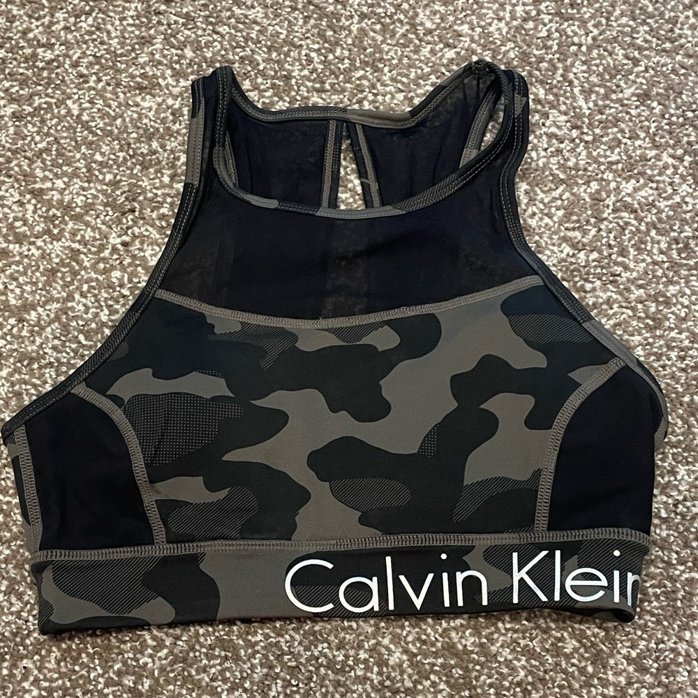 Calvin Klein Performance Gray Sports Bra